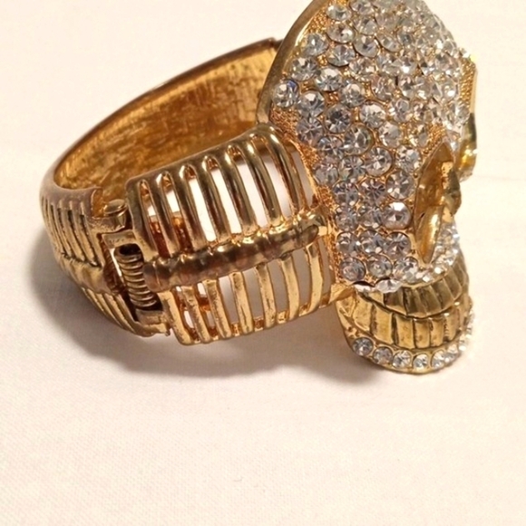 Rhinestone Skeleton Bracelet - Picture 2 of 8